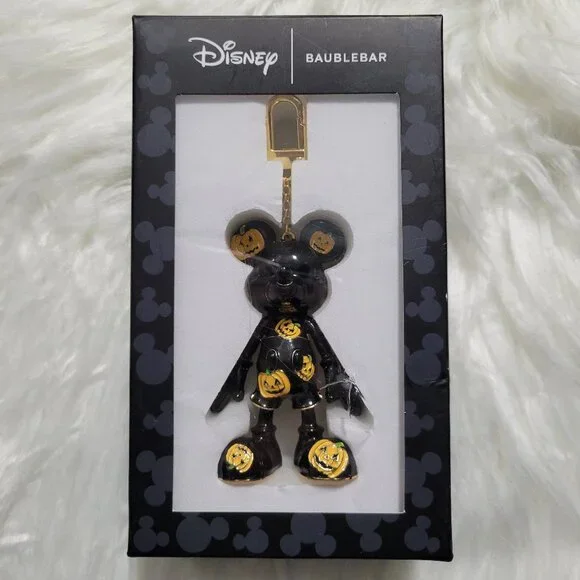 Disney x Baublebar Mickey Mouse Pumpkin Bag Charm